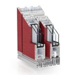 PremiDoor76 - dunkelrot